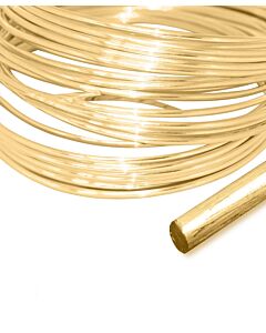 SMO Gold Round Wire | Single Mine Origin Gold Round Wire